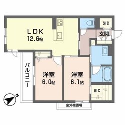 シャーメゾン セオ 帝塚山の物件間取画像